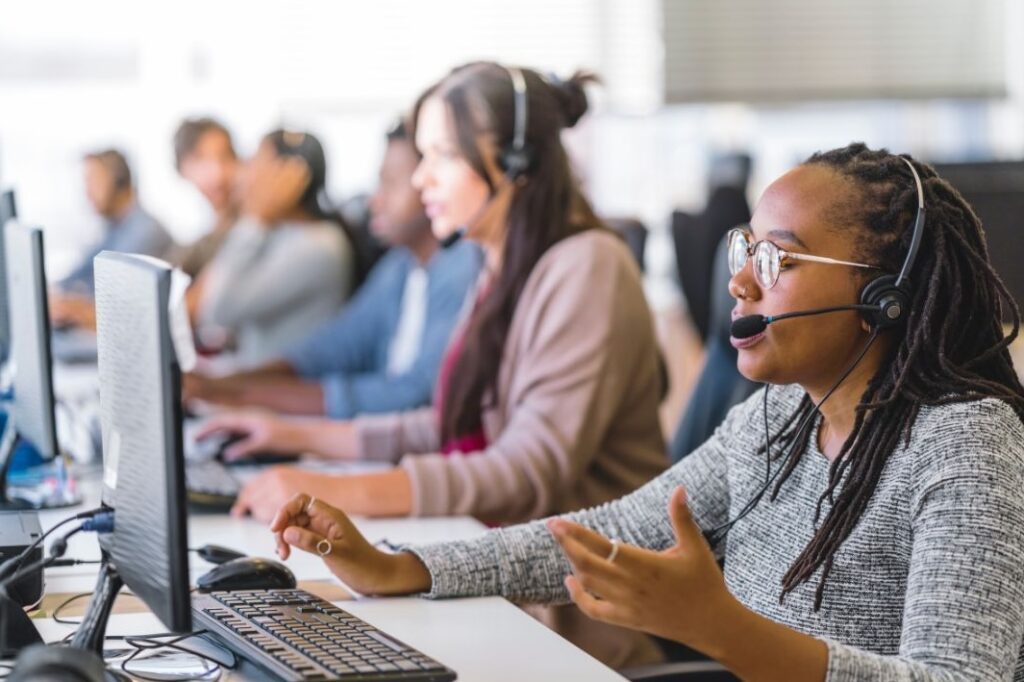 types of call centres